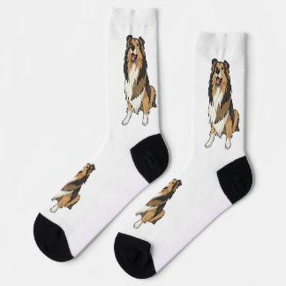 Sheltie Cartoon image Socks