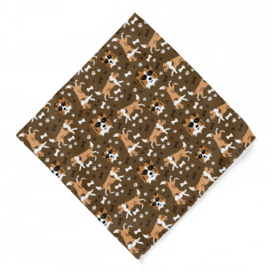 Sheltie Collie Shetland Sheepdogs Cute Paw Pattern Bandana