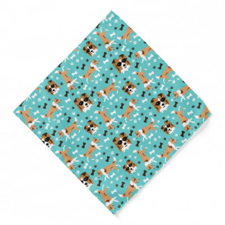 Sheltie Collie Shetland Sheepdogs Cute Paw Pattern Bandana