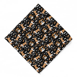 Sheltie Collie Shetland Sheepdogs Cute Paw Pattern Bandana