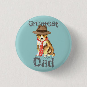 Sheltie Dad Button