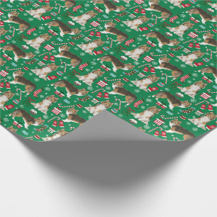 Sheltie Dog Christmas holiday Wrapping Paper