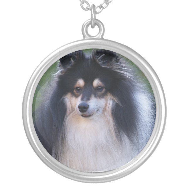 Sheltie Dog Necklace (Front)
