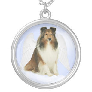 Sheltie Grace Silver Plated Necklace