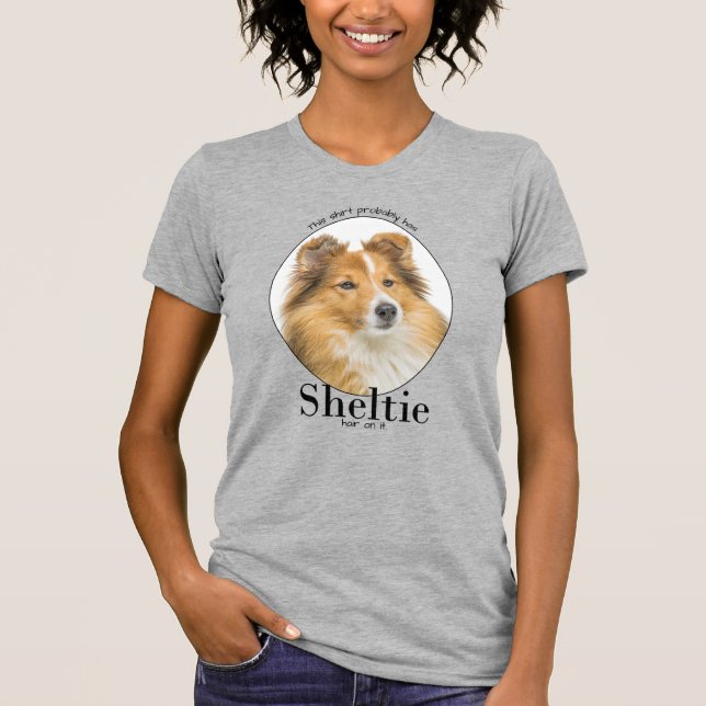 Sheltie Hair T-Shirt (Front)