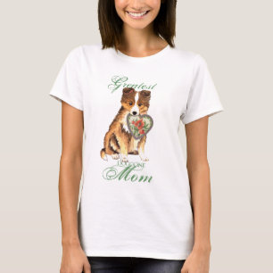 Sheltie Heart Mom T-Shirt