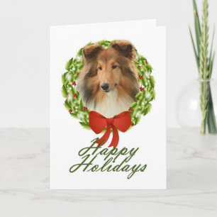 Sheltie Holiday #3 Card