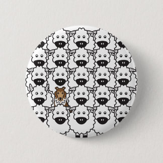 Sheltie in the Sheep Button