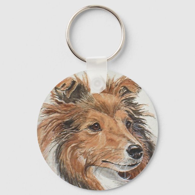 Sheltie Keychain (Front)