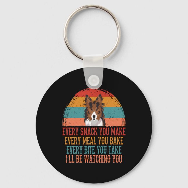 Sheltie Keychain (Front)