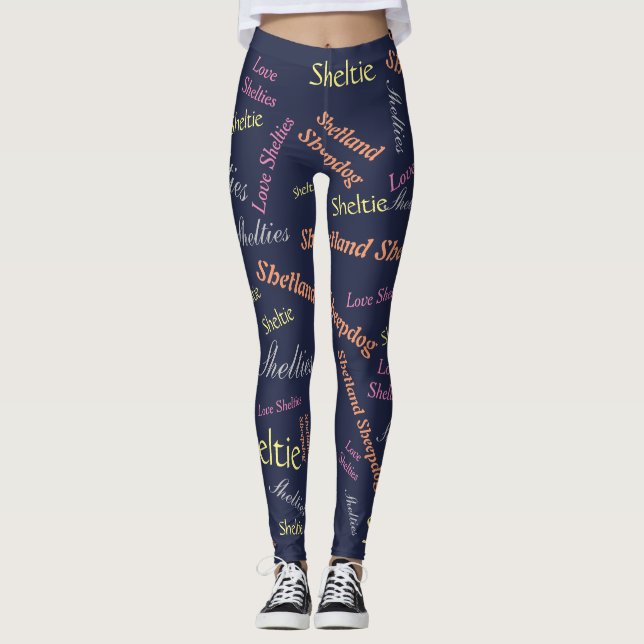 Sheltie Love Leggings (Front)