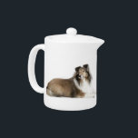 Sheltie Mix & Match Teapot<br><div class="desc">This Shetland Sheepdog teapot is a great gift for any Sheltie lover. Combine it with our Mix & Match mugs and coasters for a complete set.</div>