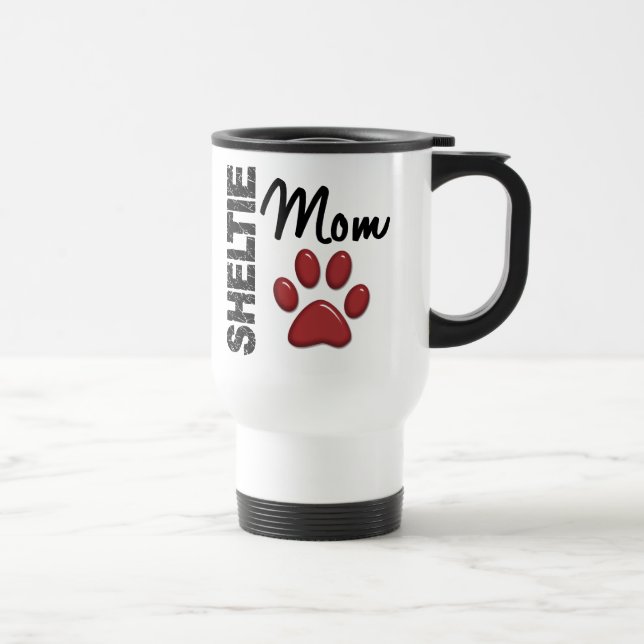 Sheltie Mom 2 Travel Mug (Right)