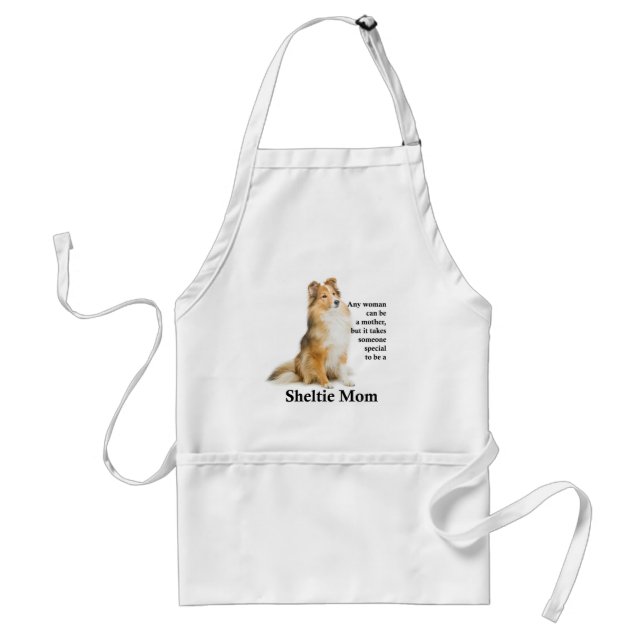 Sheltie Mom Apron (Front)