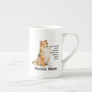 Sheltie Mom Bone China Mug