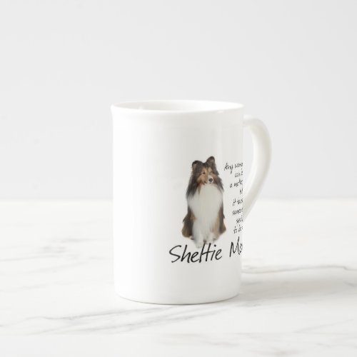 Sheltie Mom Bone China Mug