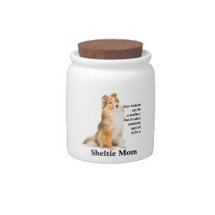 Sheltie Mom Candy Jar