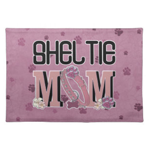 Sheltie MOM Cloth Placemat