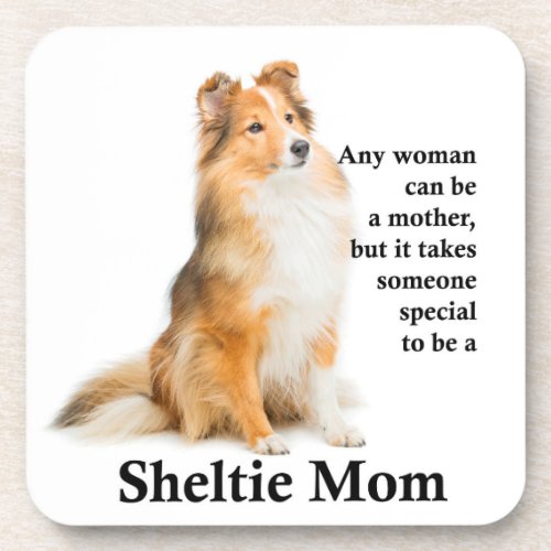 Sheltie Mom Coaster Set