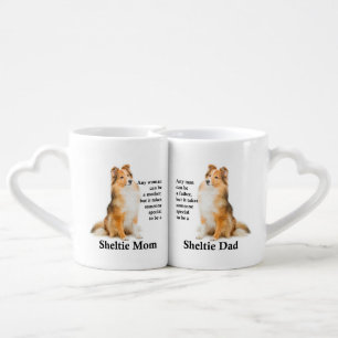 Sheltie Mom/Dad Mug Set