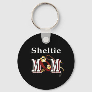 sheltie mom Keychain