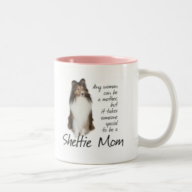 Sheltie Mom Mug (Right)