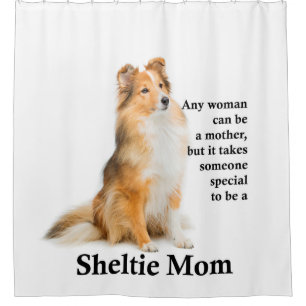 Sheltie Mom Shower Curtain