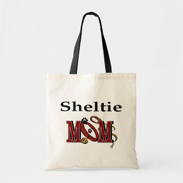 Sheltie MOM Tote Bag (Front)