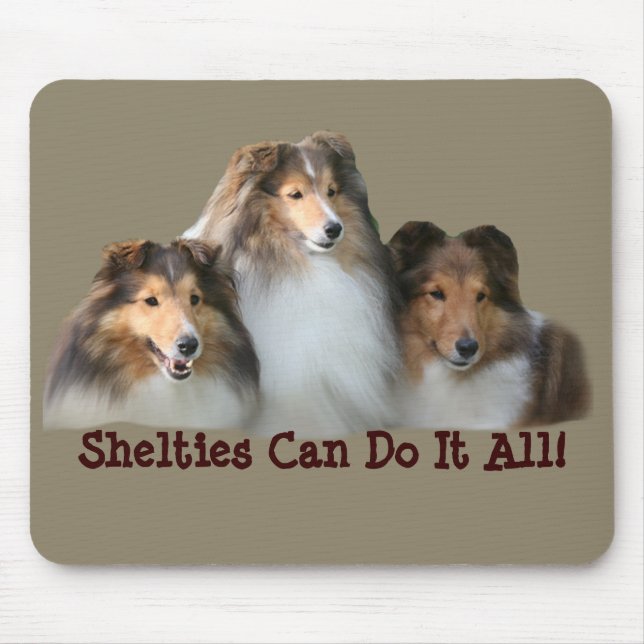 Sheltie Mousepad (Front)