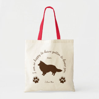 Sheltie Original bag for you and your dog トートバッグ