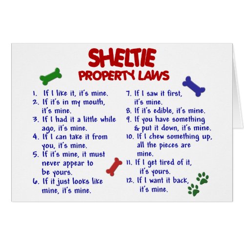 SHELTIE Property Laws 2