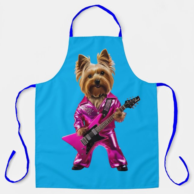 Sheltie Rock Star Apron (Front)