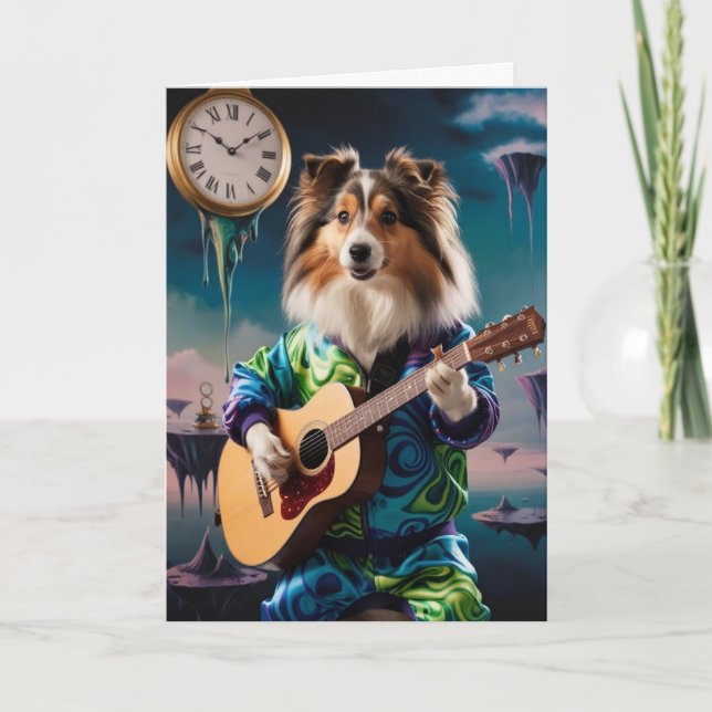 Sheltie Rock Star Card (Front)
