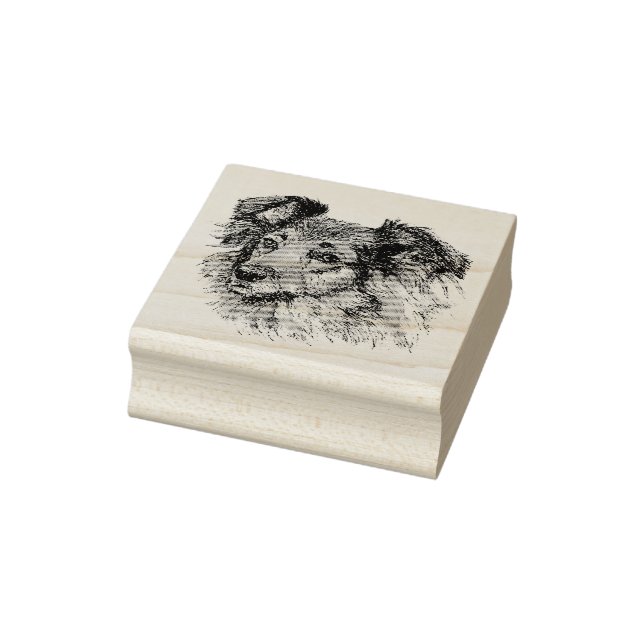 Sheltie Rubber Stamp (Stamp)