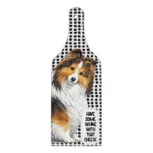 Sheltie -Sable  charcuterie board