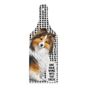 Sheltie -Sable  charcuterie board