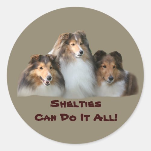 Sheltie Sticker