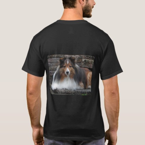Sheltie T_shirt  two sided