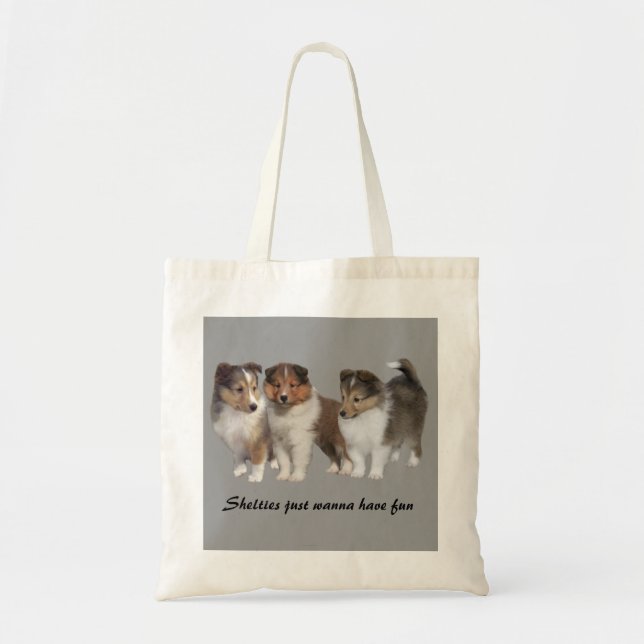 Sheltie Tote Bag (Front)