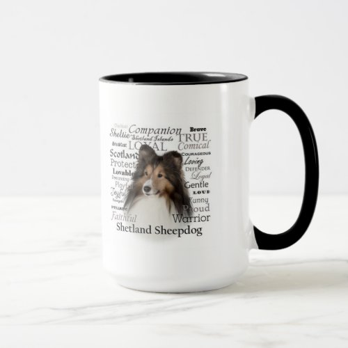 Sheltie Traits Mug