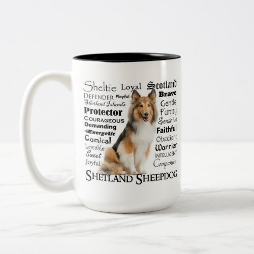 Sheltie Traits Mug