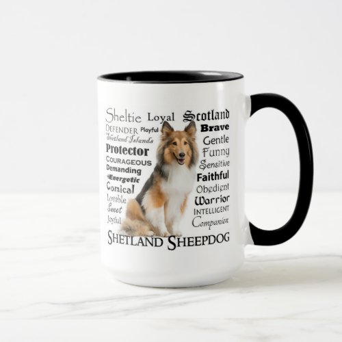 Sheltie Traits Mug