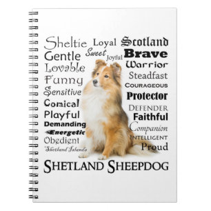 Sheltie Traits Spiral Notebook