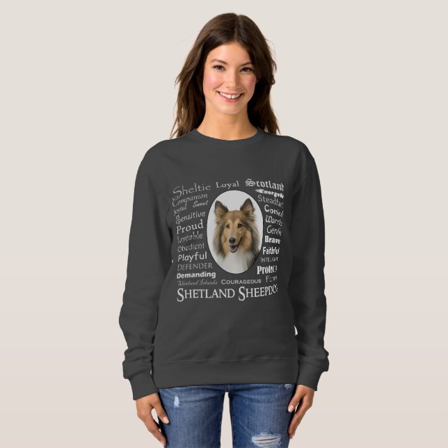 Sheltie Traits Sweatshirt (Front Full)