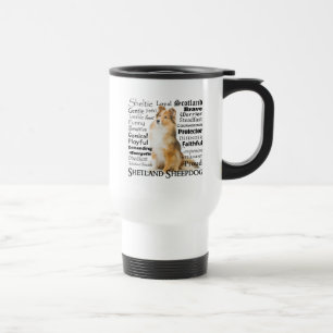 Sheltie Traits Travel Mug