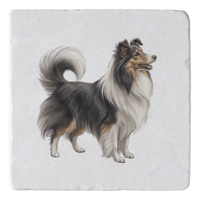 Sheltie Trivet (Front)