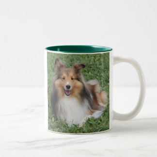 SHELTIE Two-Tone COFFEE MUG