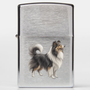 Sheltie Zippo Lighter