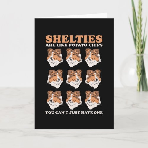 Shelties Are Like  Dog Shetland Sheepdog Sheltie Card