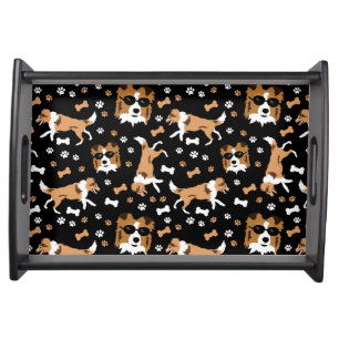 Shelties Shetland Sheepdog Mini Collie Serving Tra Tray